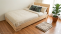 Cama Montessori 1.5 Plazas 190 Cms Madera Natural - Plaza Y Media