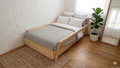 Cama Montessori 1.5 Plazas 190 Cms Madera Natural - Plaza Y Media