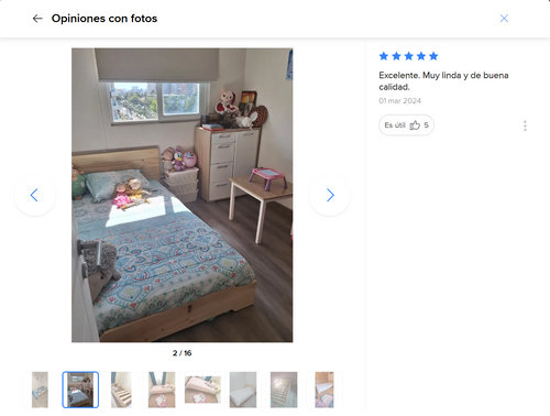 Cama Montessori 1.5 Plazas 190 Cms SOLO BASE - Madera Natural