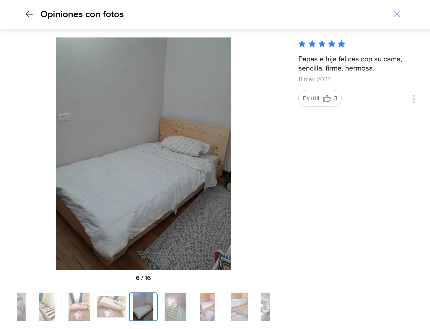 Cama Montessori 1.5 Plazas Madera Natural - Plaza Y Media