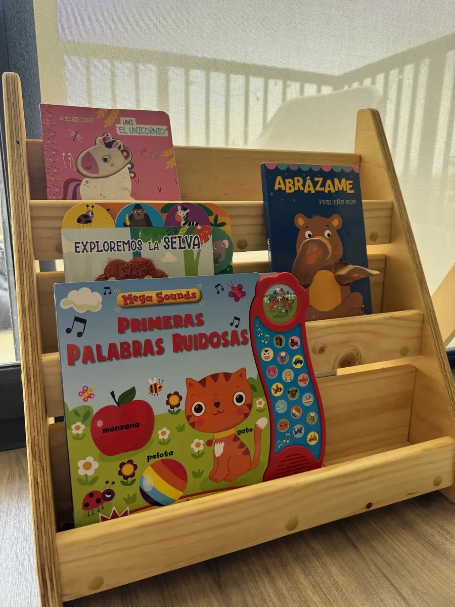 Librero Para Niños Montessori - Madera Natural
