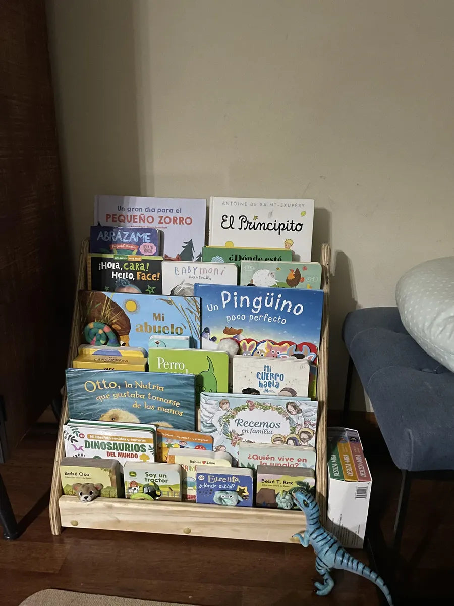 Librero Para Niños Montessori - Madera Natural